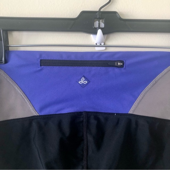 PrAna Cropped Nylon Blend Leggings Size Medium - Picture 4 of 6